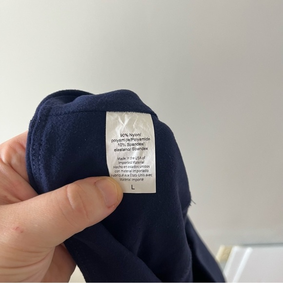 Beyond Yoga The Bar Method Navy Full Length Leggings Large - Picture 7 of 7